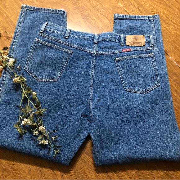 Wrangler Vintage Denim Mens Jeans size 36 - Picture 3 of 9